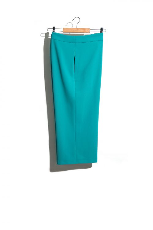 pantalón culotte turquesa