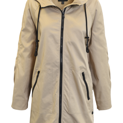 Parka Cremallera Camel