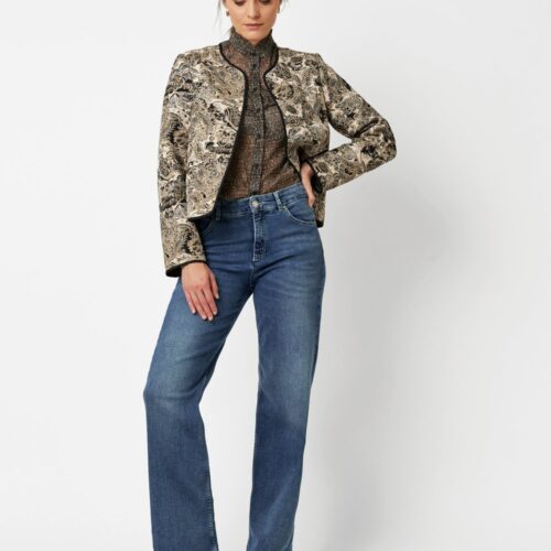 Vaquero wide leg azul talla grande