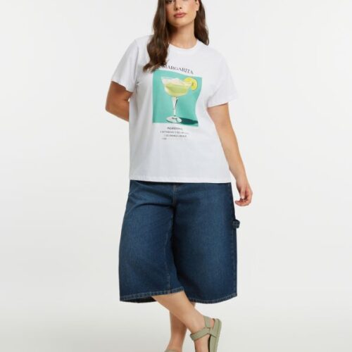Camiseta estampada margarita