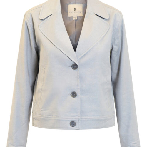 Cazadora algodón azul tallas grandes mujer