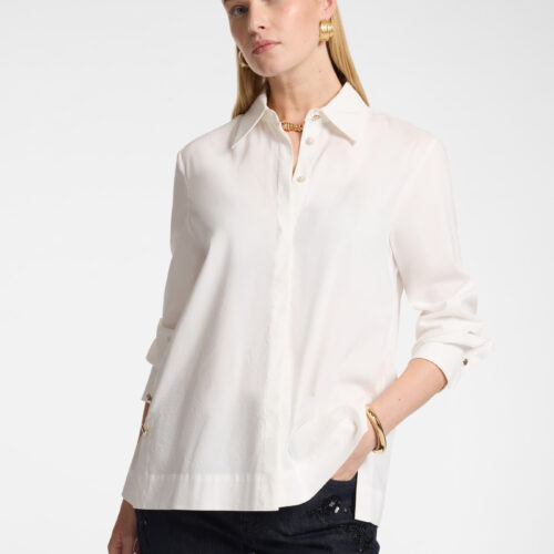 Camisa blanca mujer talla grande