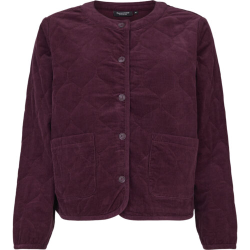 chaqueta de pana bordada