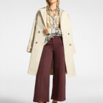 pantalón granate cropped tallas grandes